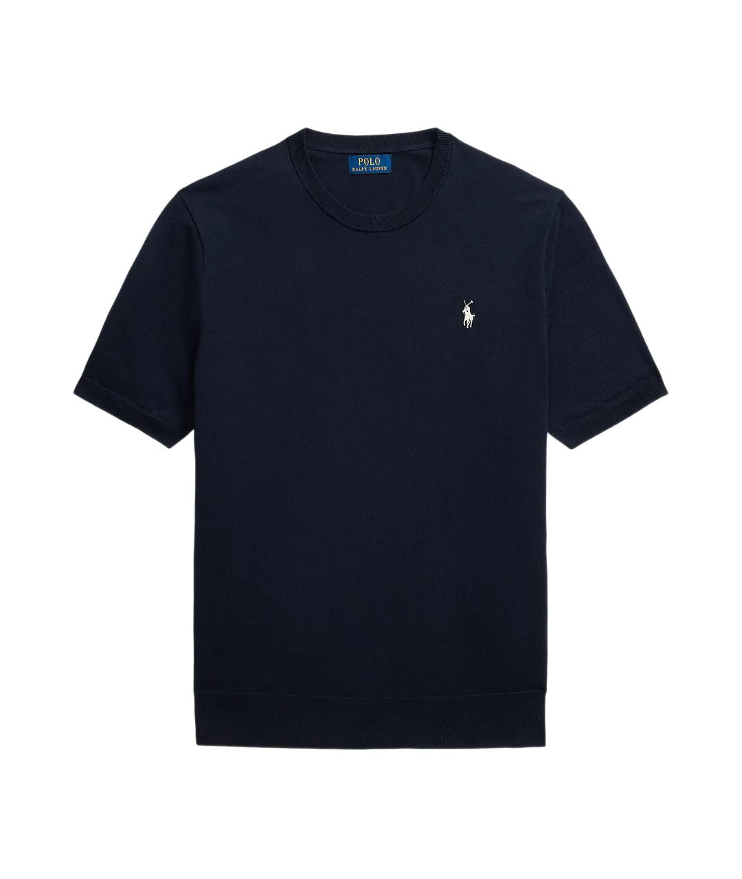 POLO RALPH LAUREN Синий хлопковый джемпер / свитер, фото 1