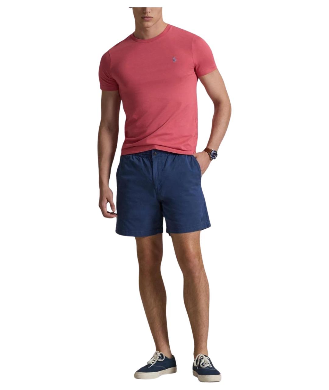 POLO RALPH LAUREN Красная хлопковая футболка, фото 2