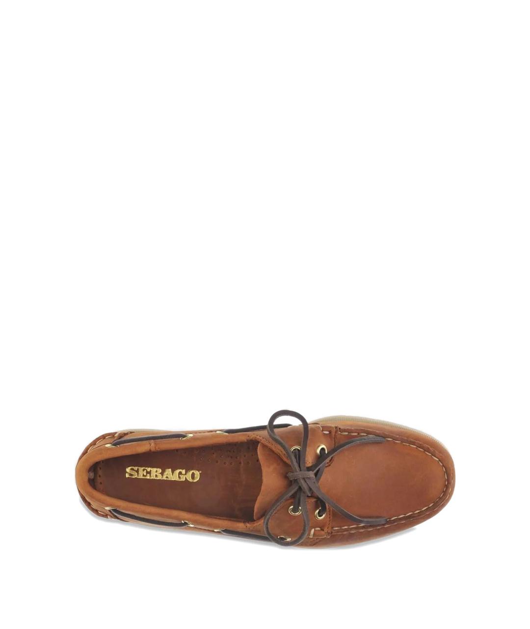SEBAGO Коричневые кожаные низкие ботинки, фото 2