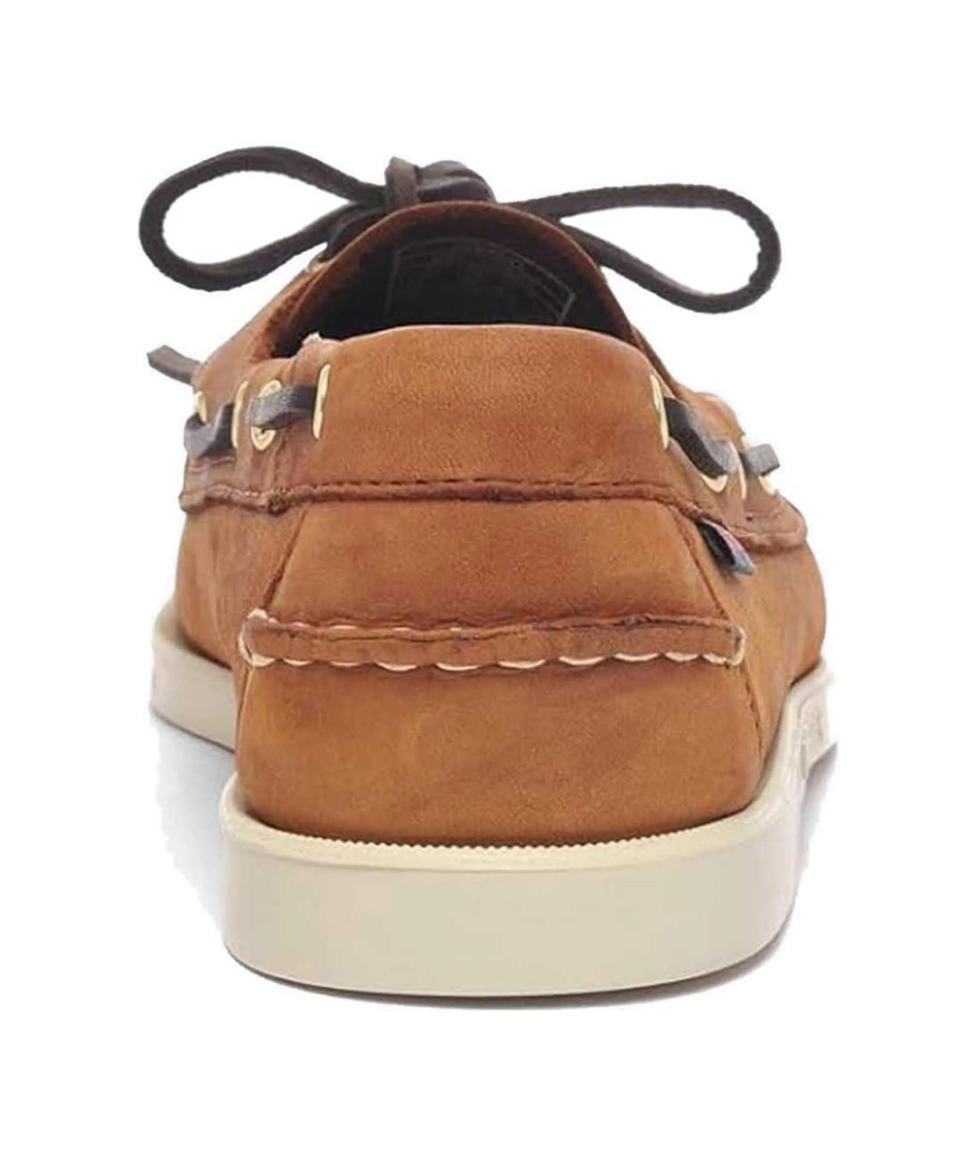 SEBAGO Коричневые кожаные низкие ботинки, фото 3