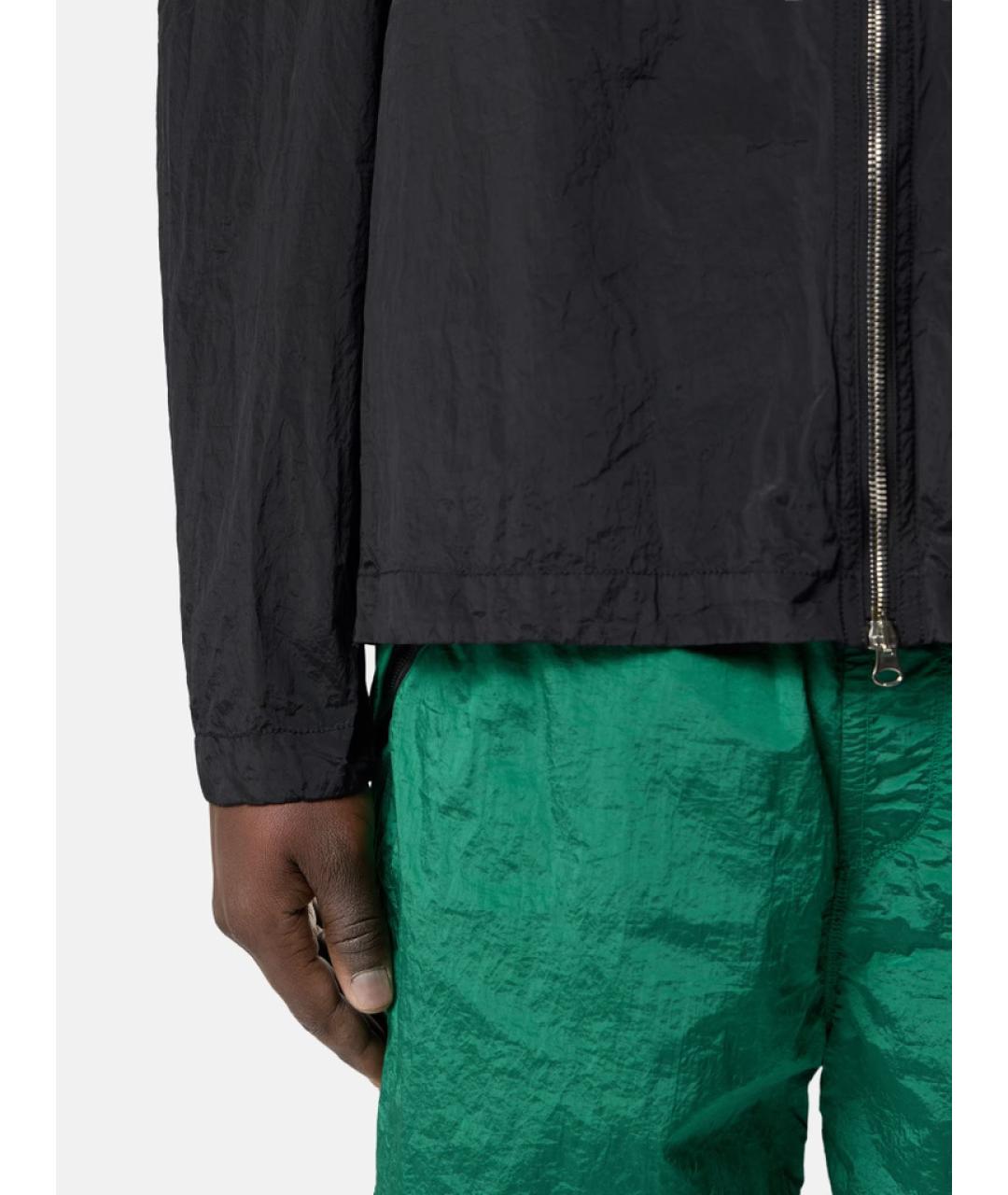 STONE ISLAND Черная полиамидовая куртка, фото 5