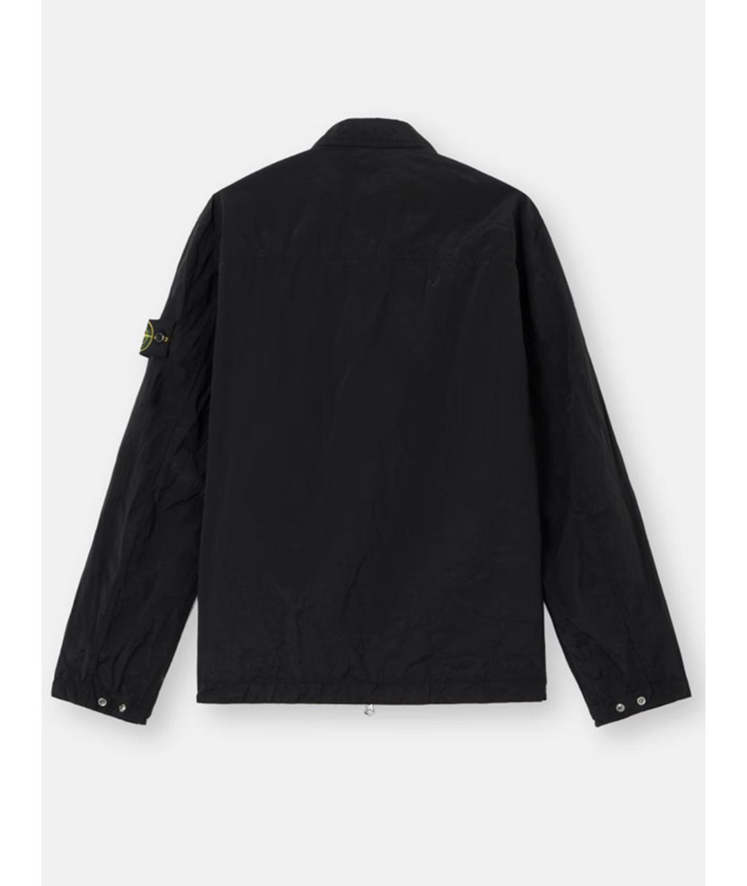 STONE ISLAND Черная полиамидовая куртка, фото 6