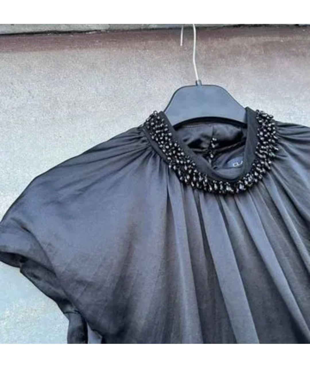 JUST CAVALLI Черная шелковая блузы, фото 5