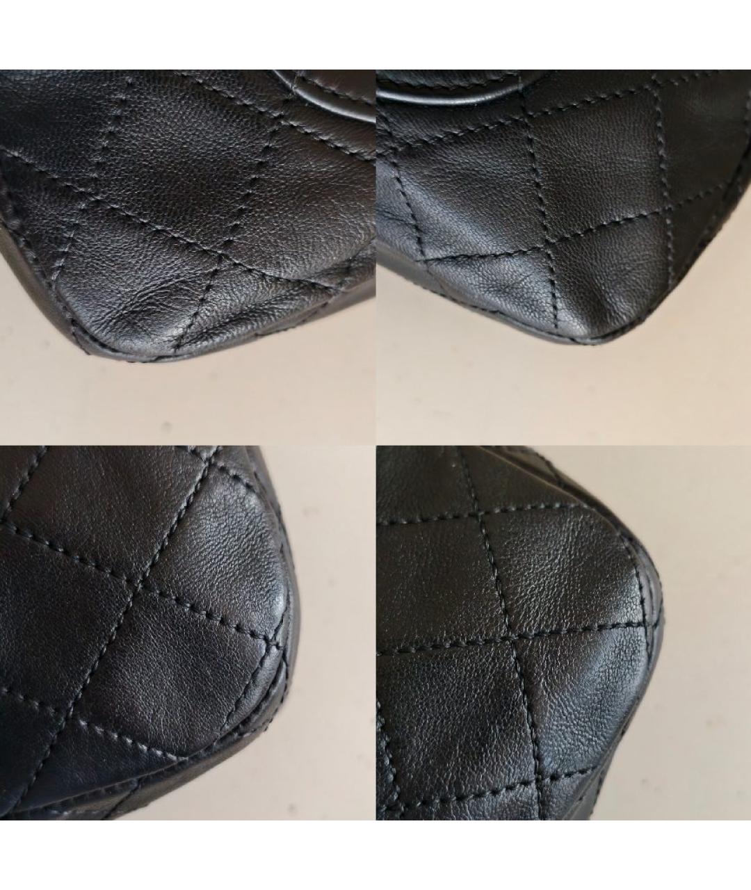 CHANEL Черная кожаная сумка через плечо, фото 6