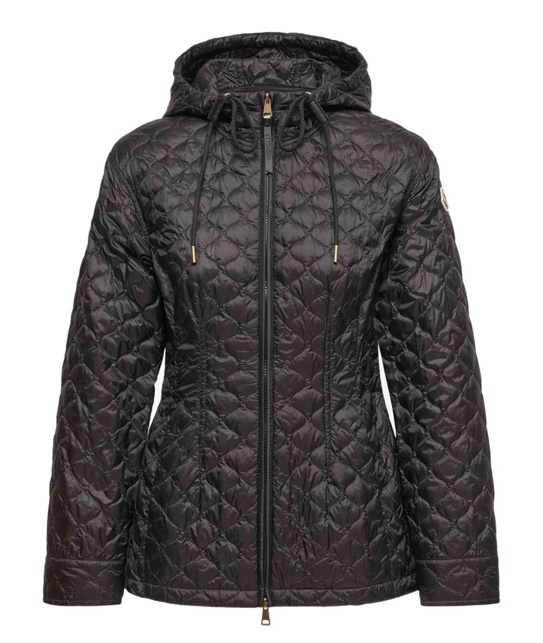 MONCLER Черная полиамидовая куртка, фото 1