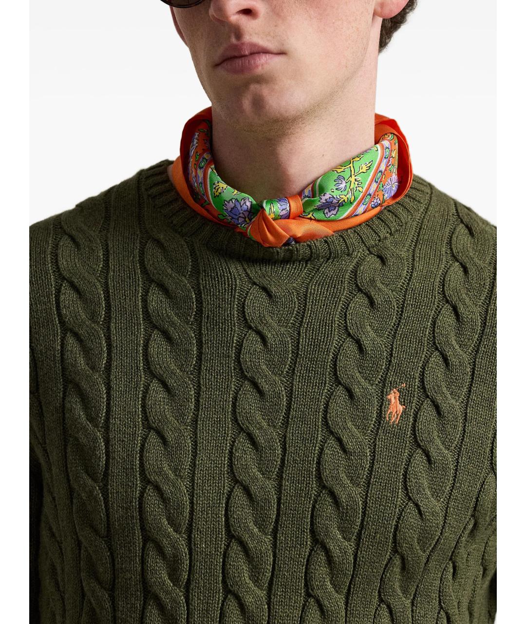 POLO RALPH LAUREN Хлопковый джемпер / свитер, фото 5