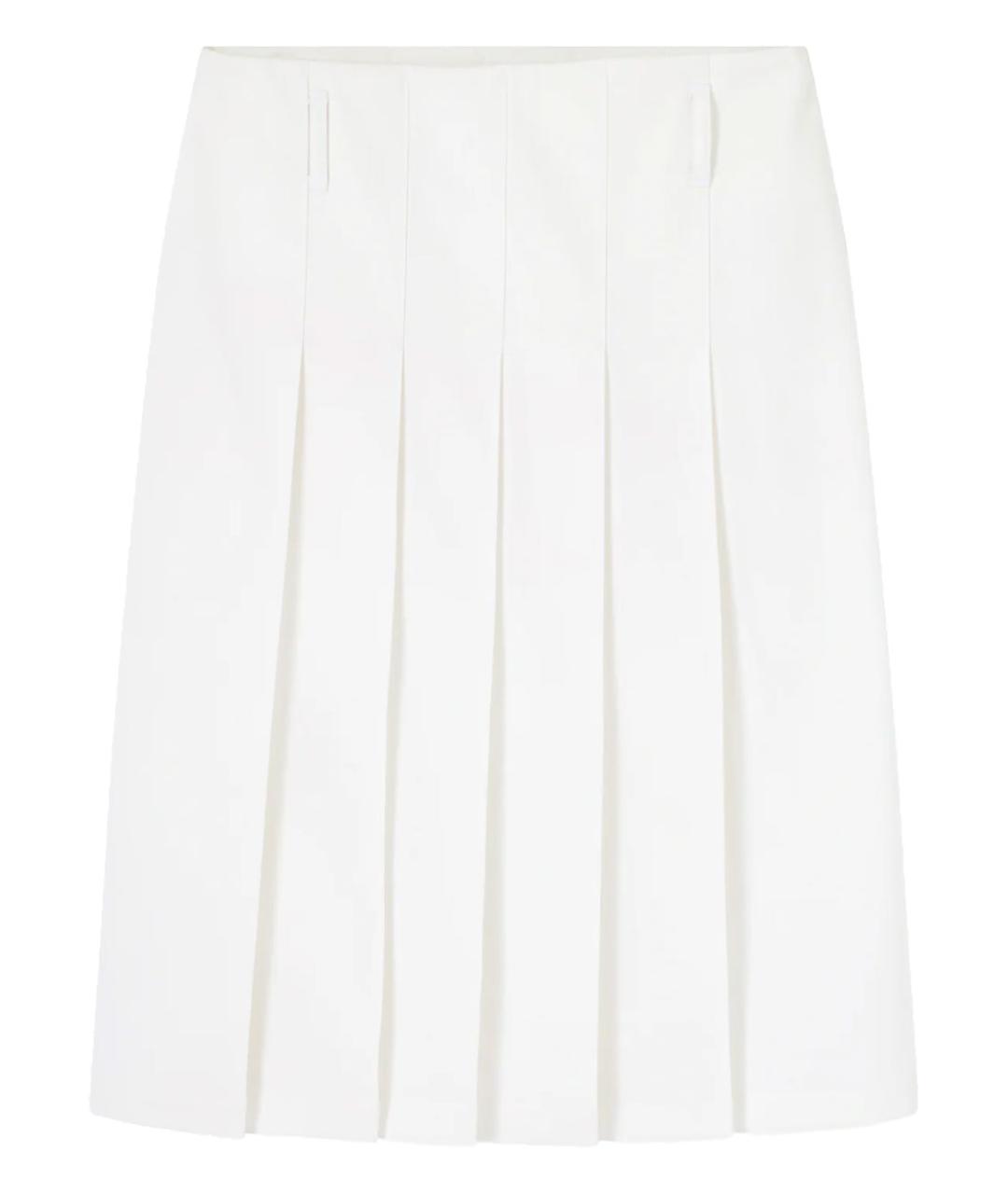 A.P.C. Белая хлопковая юбка миди, фото 1