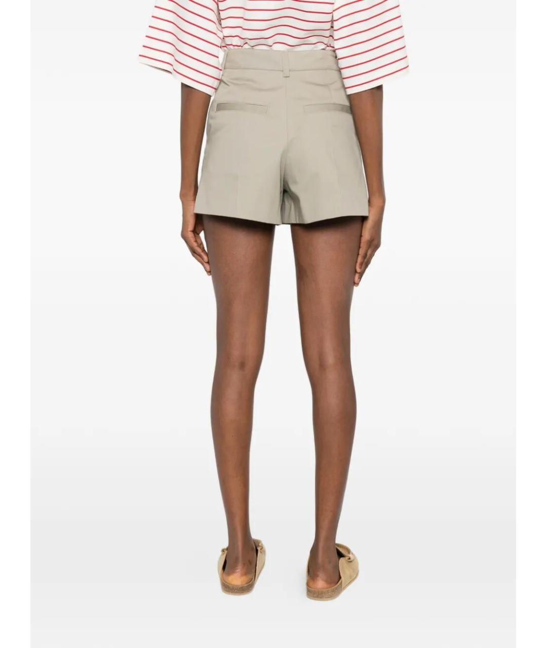 A.P.C. Бежевые хлопковые шорты, фото 5