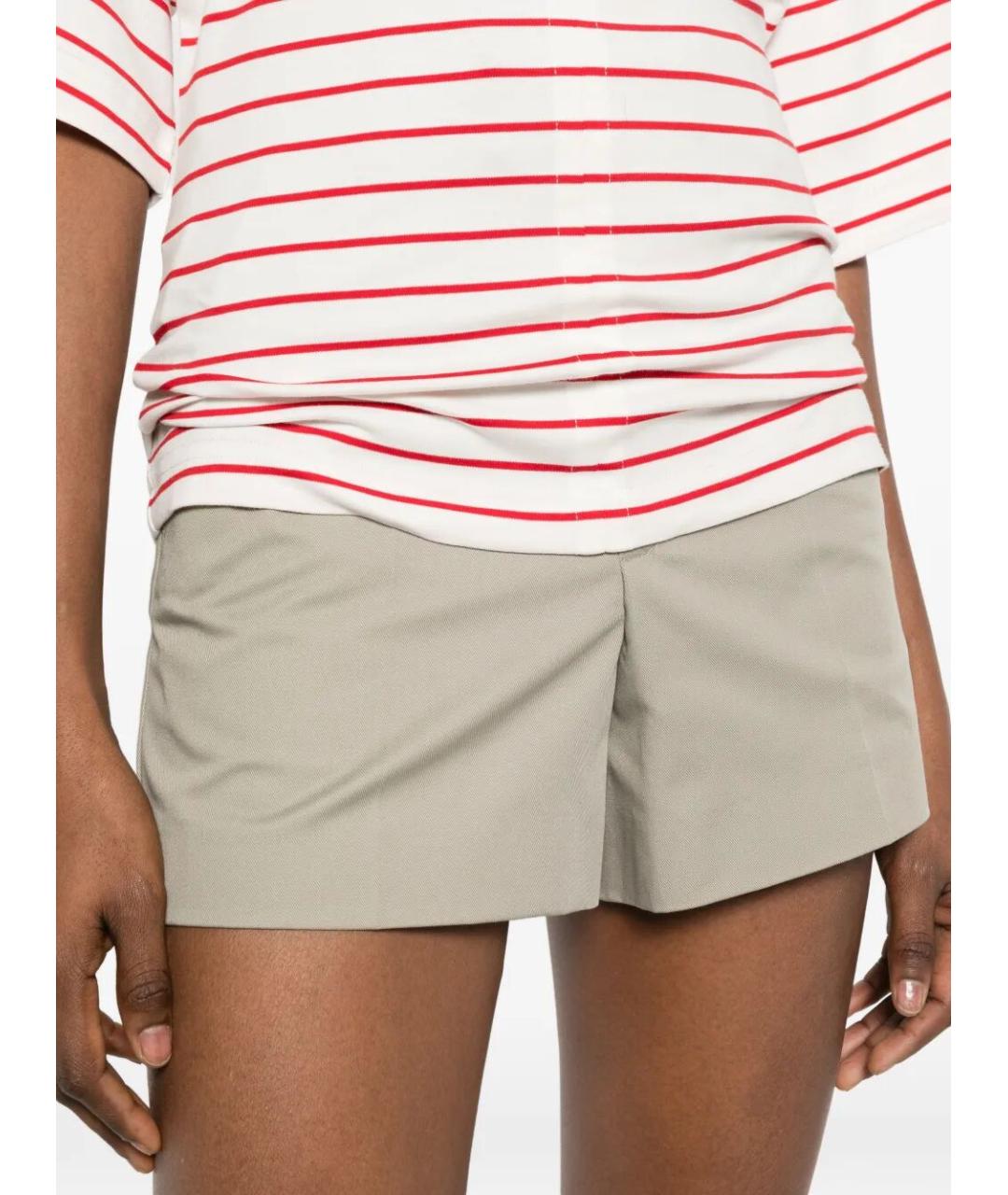 A.P.C. Бежевые хлопковые шорты, фото 3