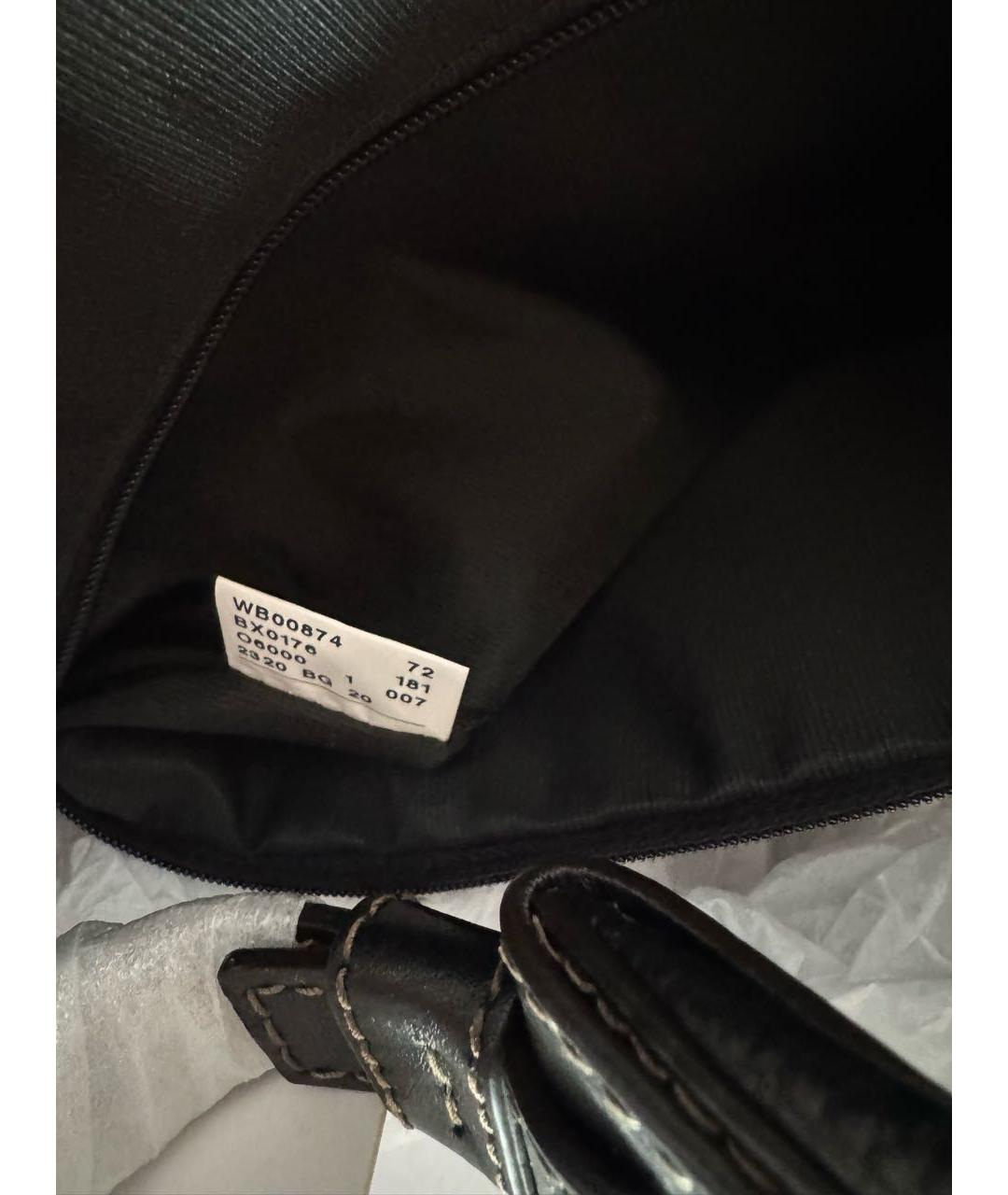 FURLA Черная кожаная сумка через плечо, фото 4