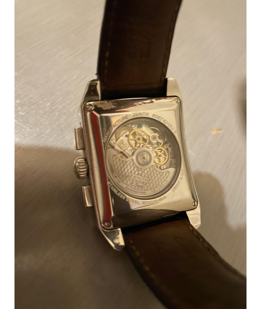 ZENITH Серебряные стальные часы, фото 2