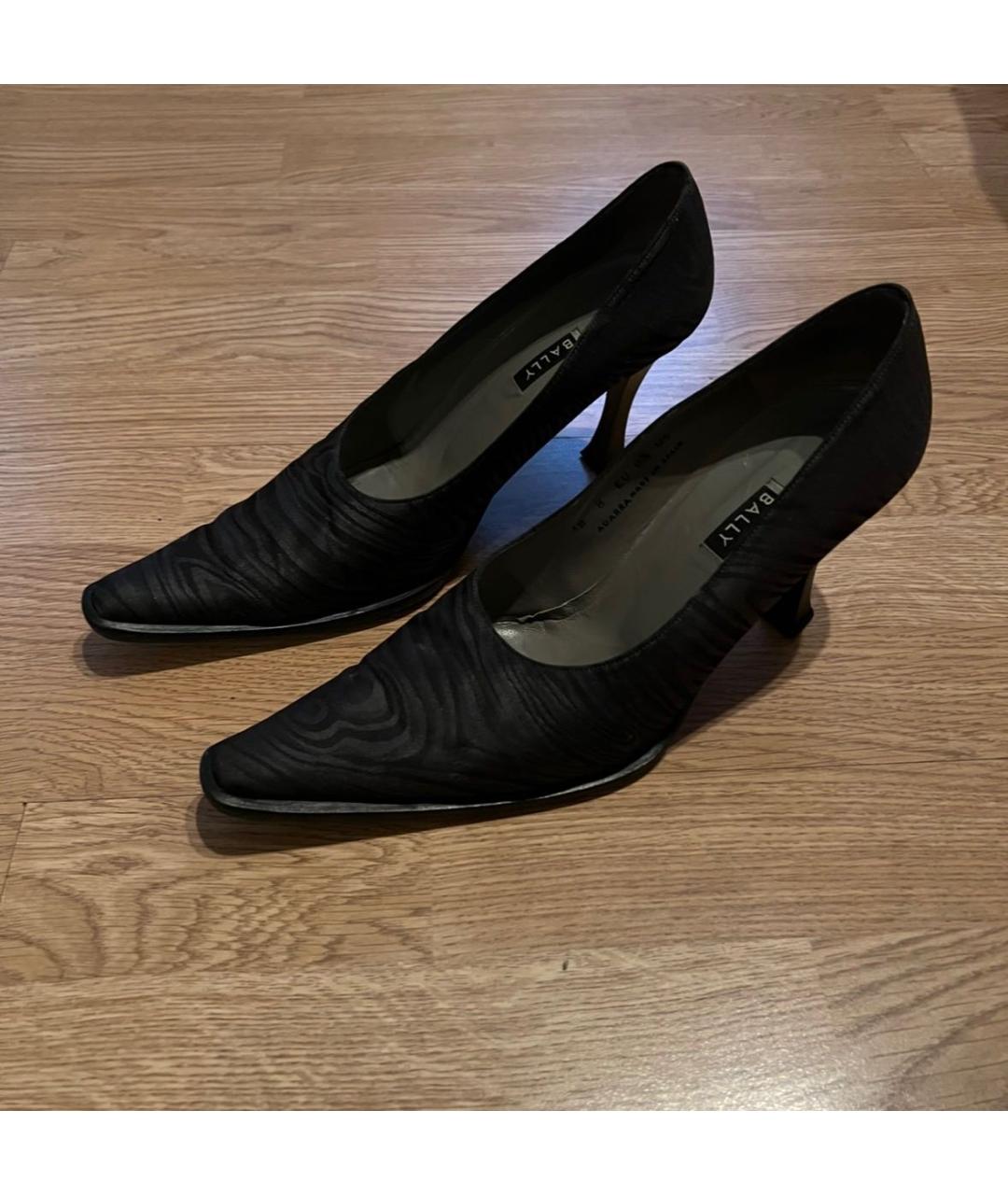 BALLY Серые текстильные туфли, фото 3