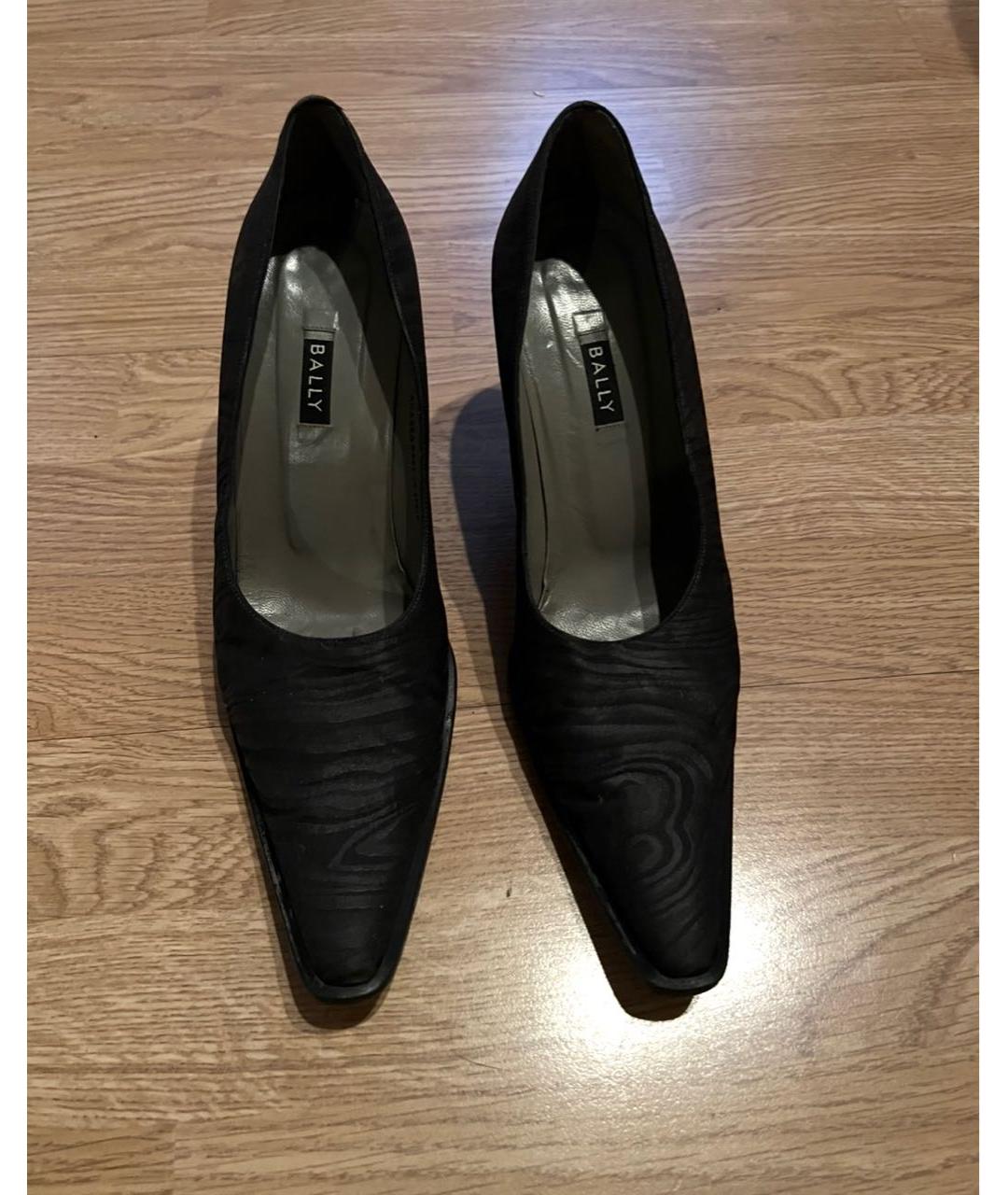 BALLY Серые текстильные туфли, фото 2