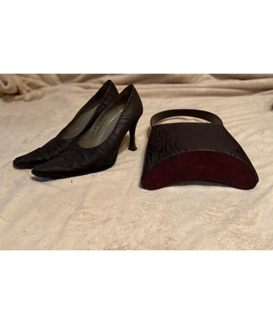 BALLY Серые текстильные туфли, фото 6