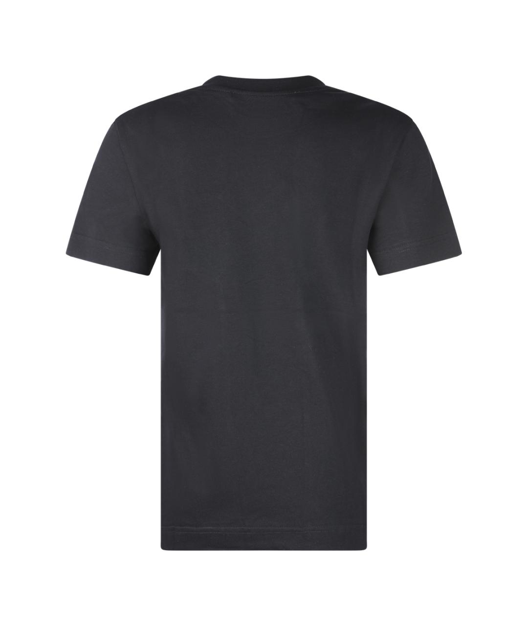 JACQUEMUS Черная хлопковая футболка, фото 2