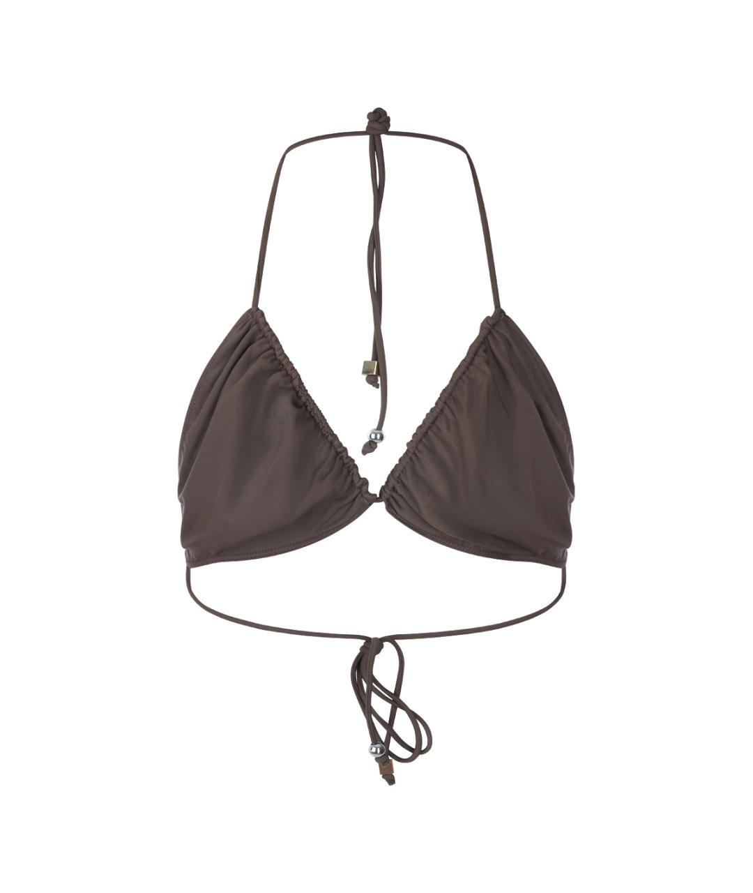 JACQUEMUS Коричневый полиамидовый купальник, фото 2