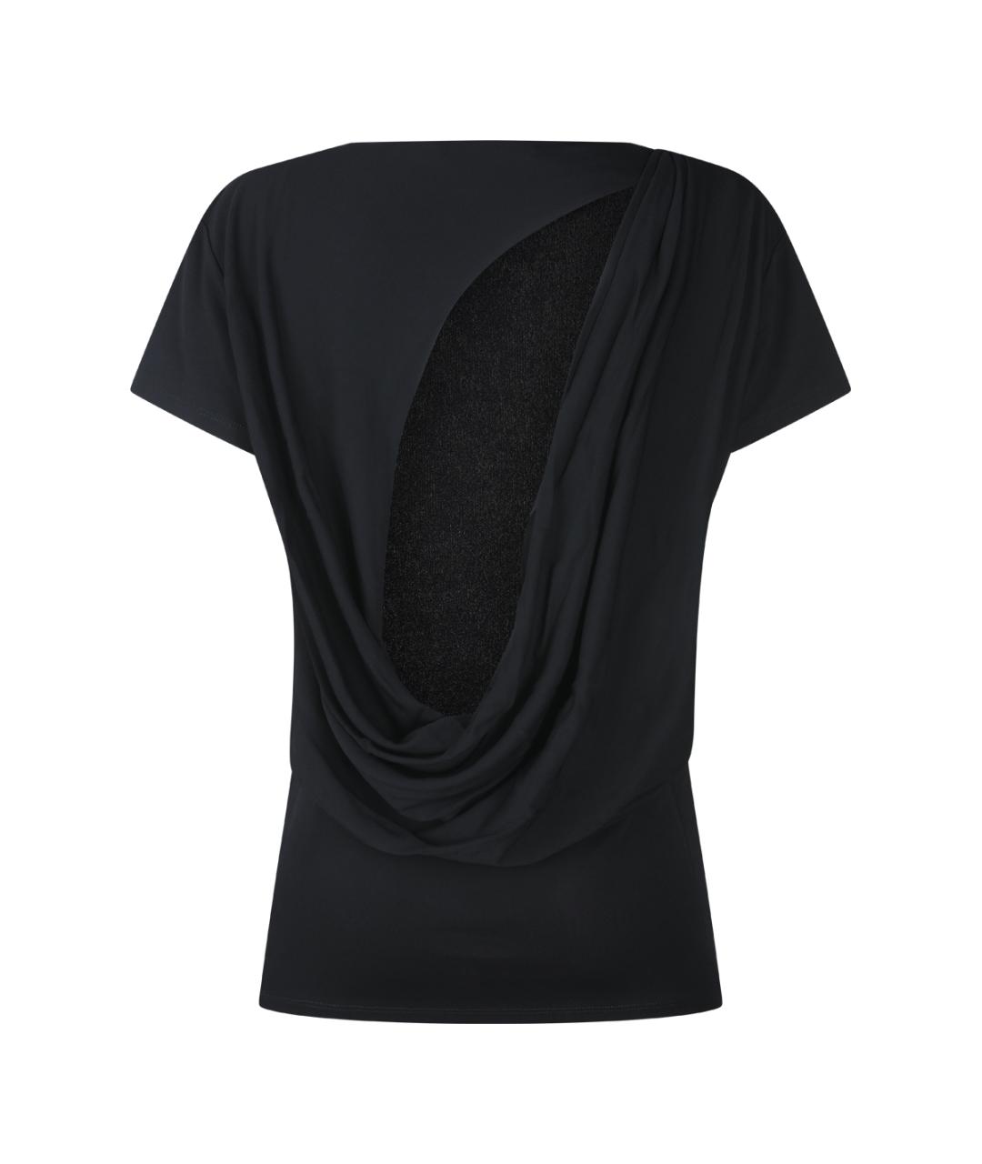 JACQUEMUS Черная вискозная футболка, фото 2