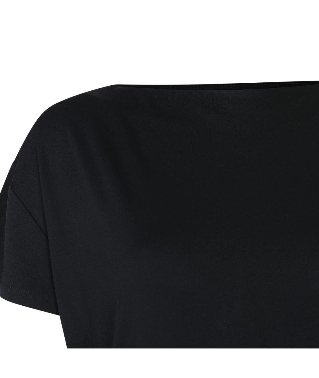 JACQUEMUS Черная вискозная футболка, фото 3