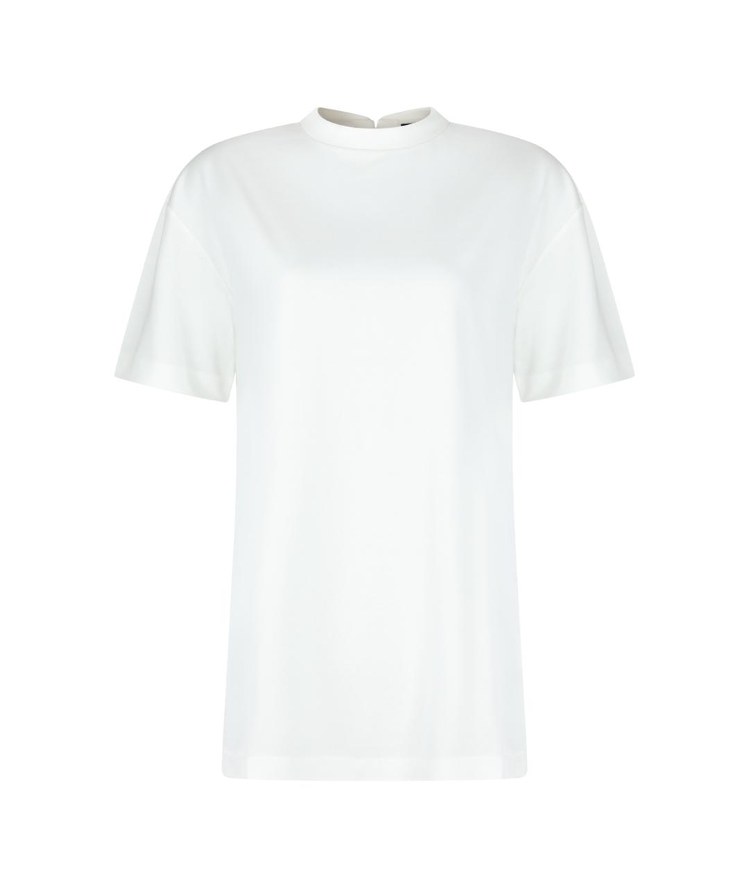 JACQUEMUS Белая полиэстеровая футболка, фото 1