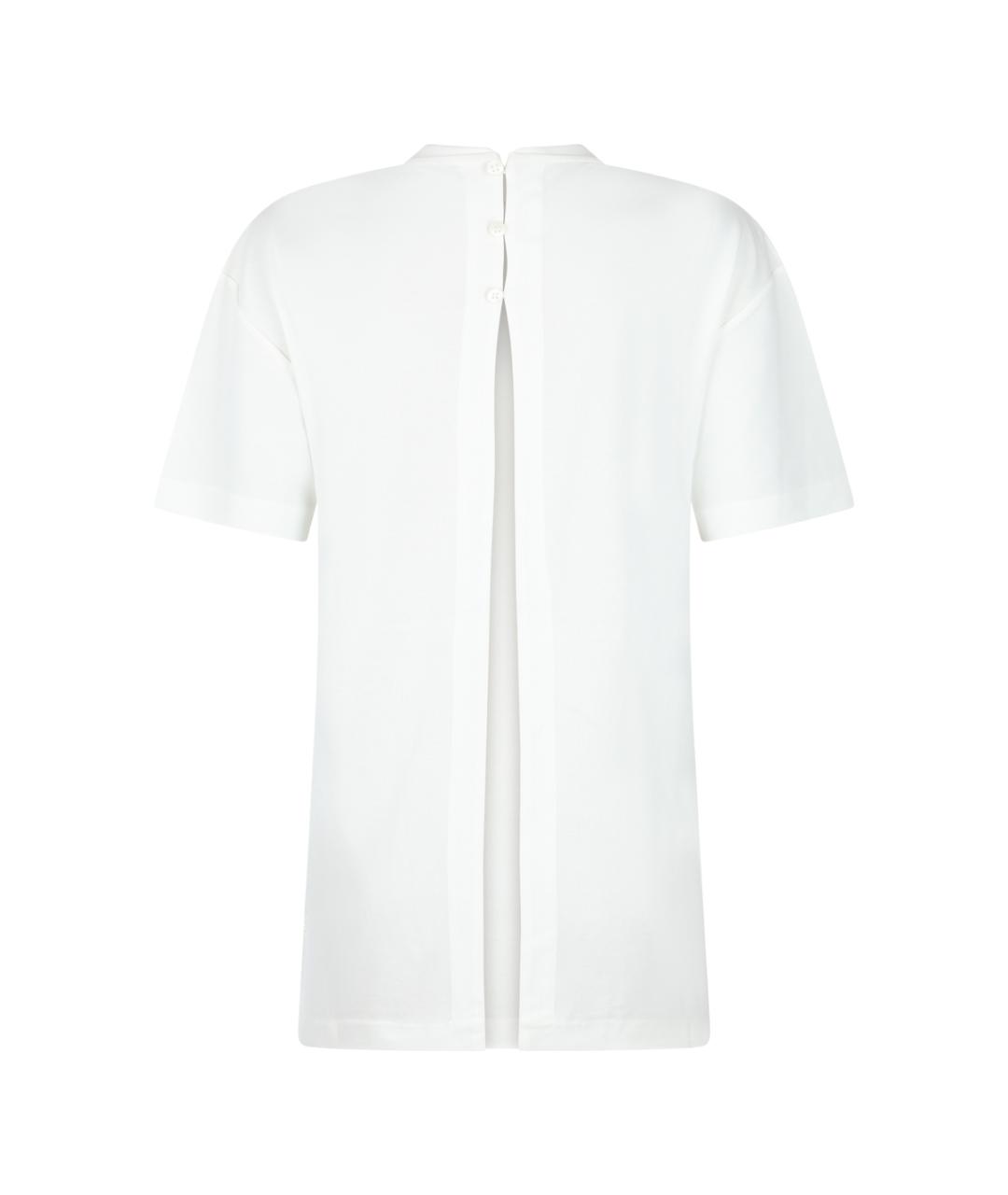 JACQUEMUS Белая полиэстеровая футболка, фото 2