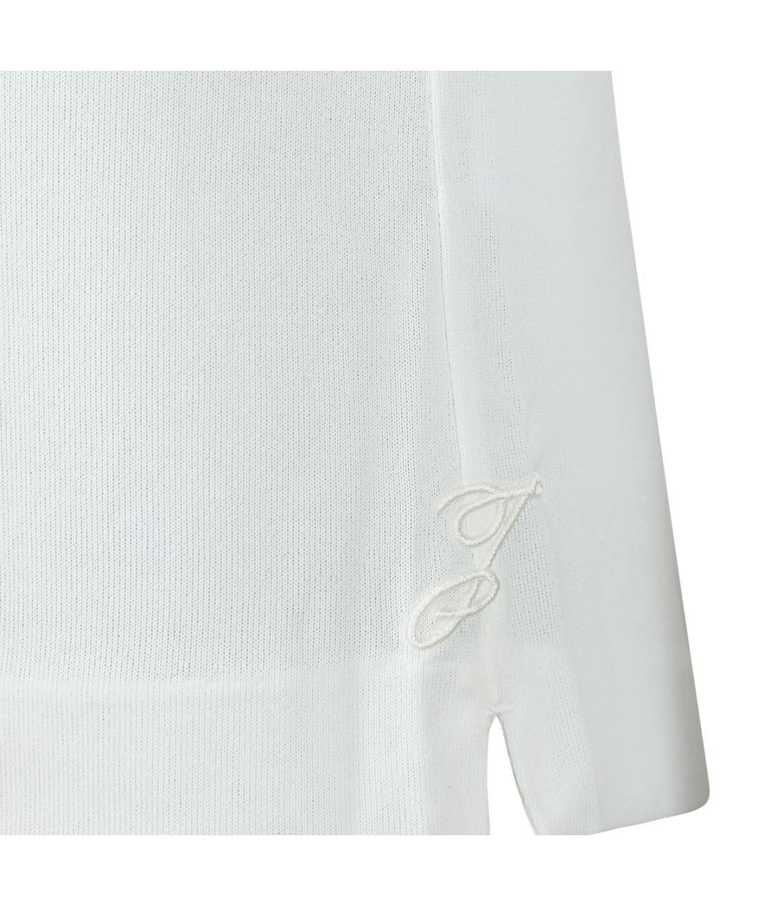 JACQUEMUS Белая полиэстеровая футболка, фото 4