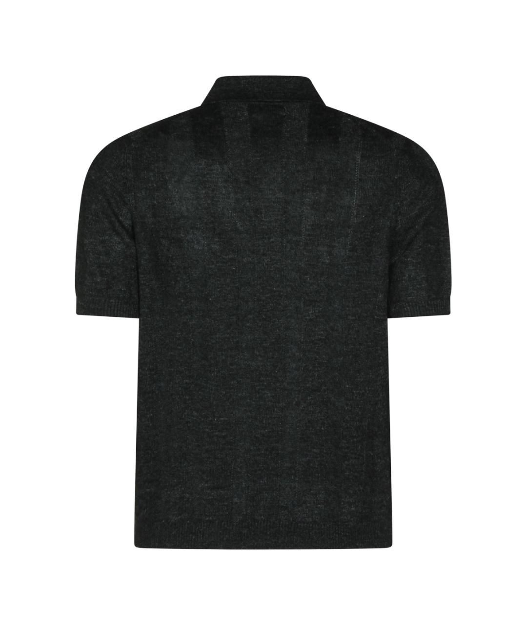 BRUNELLO CUCINELLI Антрацитовый льняной джемпер / свитер, фото 2