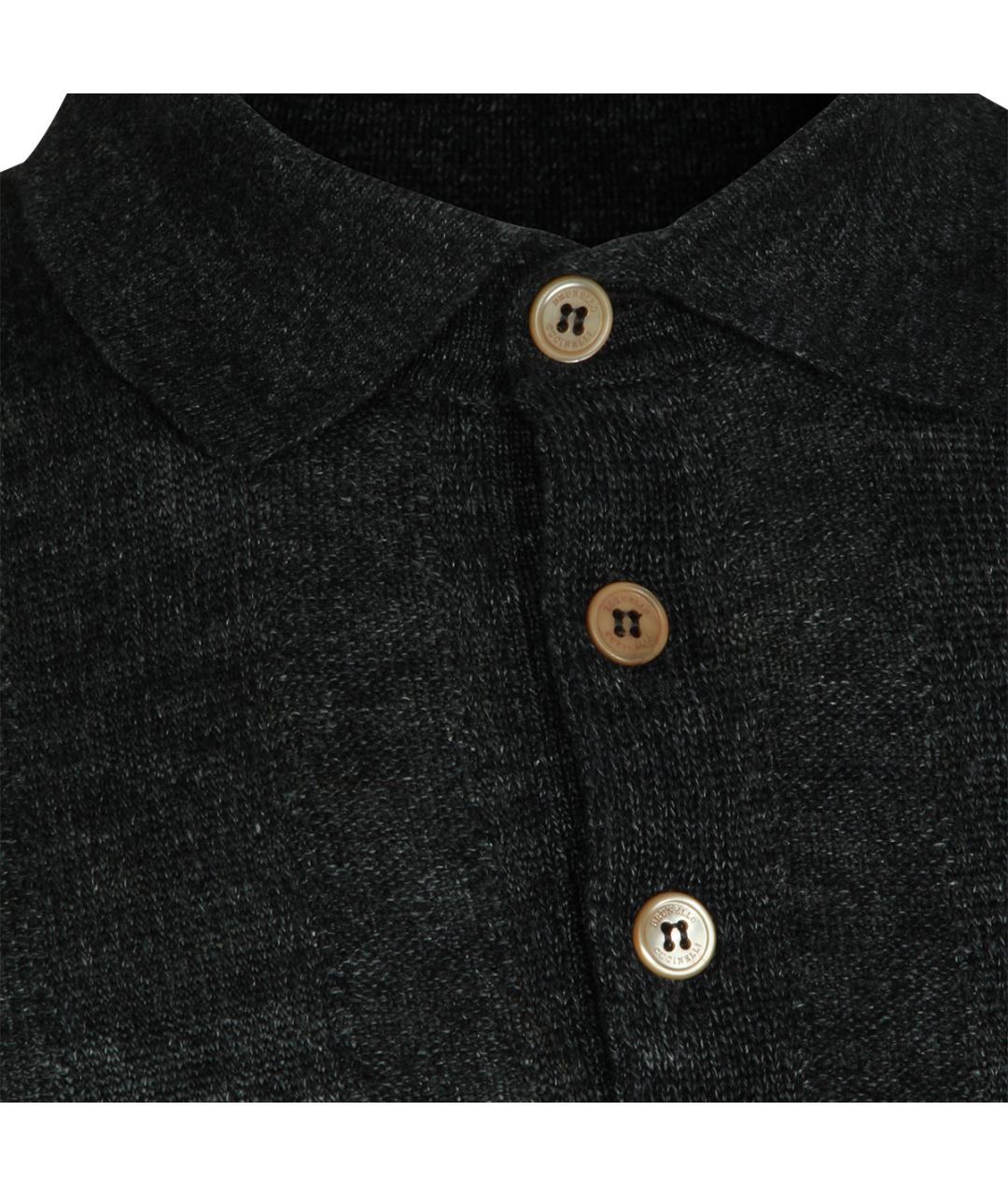 BRUNELLO CUCINELLI Антрацитовый льняной джемпер / свитер, фото 3