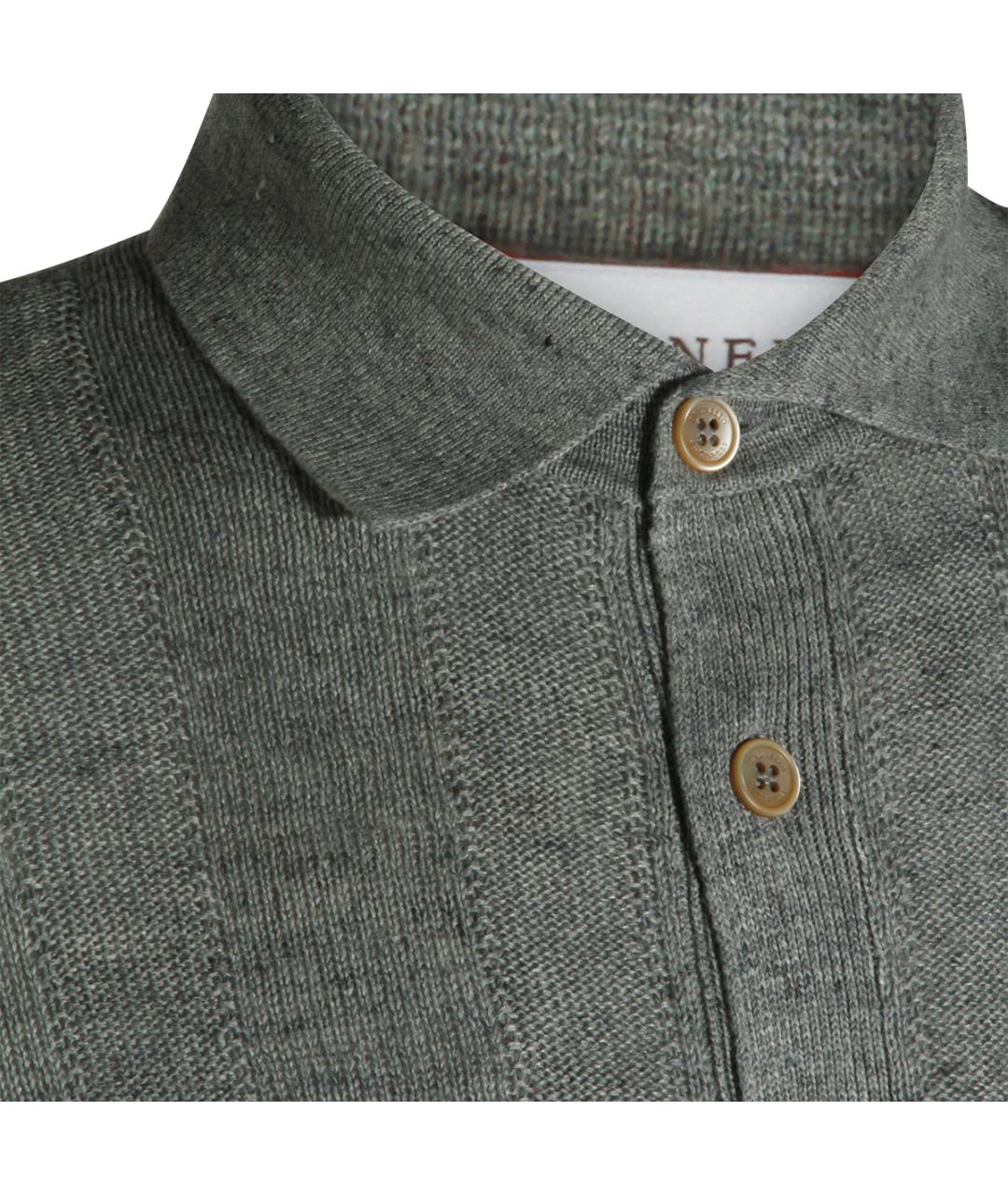 BRUNELLO CUCINELLI Серая льняная кэжуал рубашка, фото 3