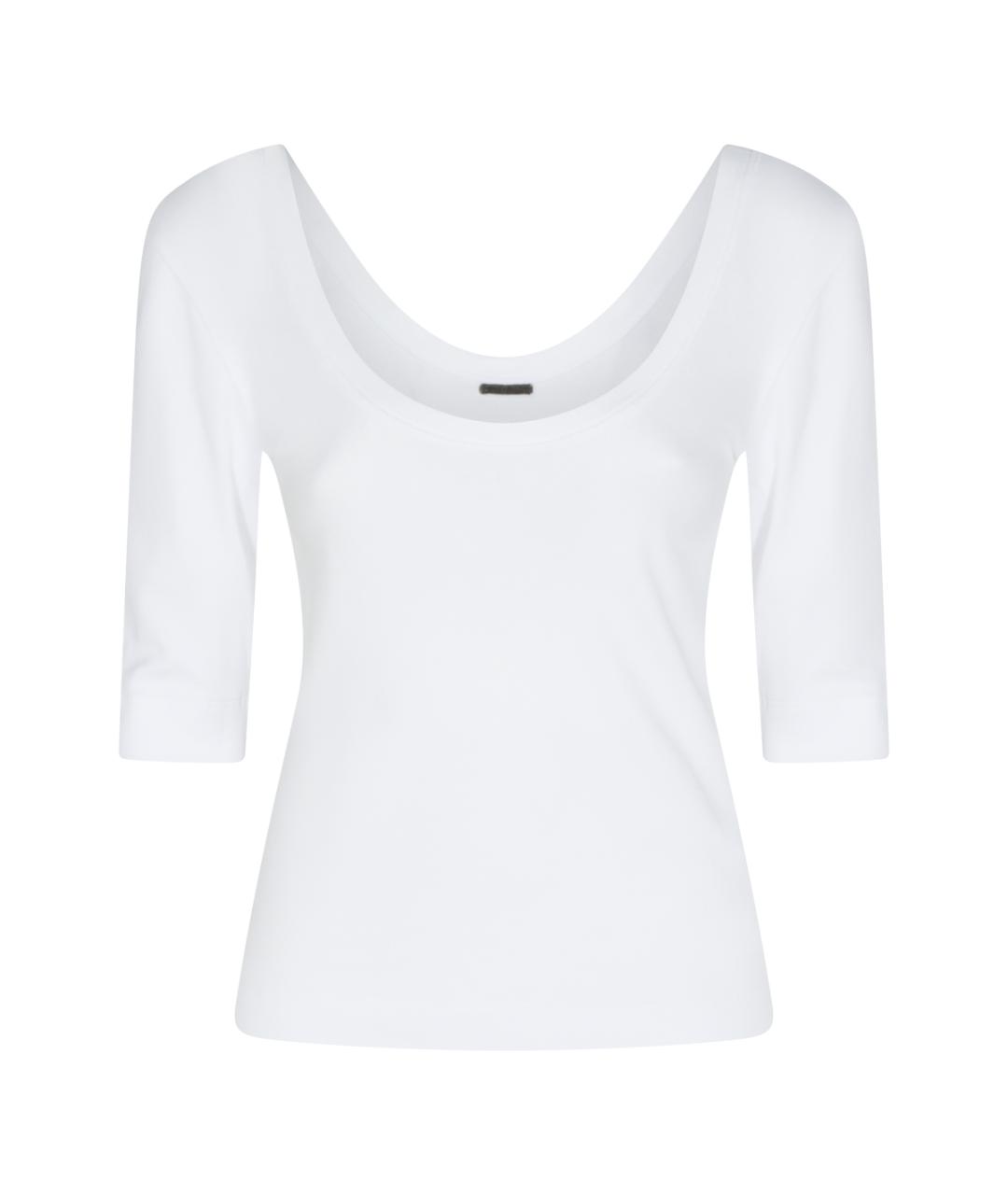 BRUNELLO CUCINELLI Белая хлопковая футболка, фото 9