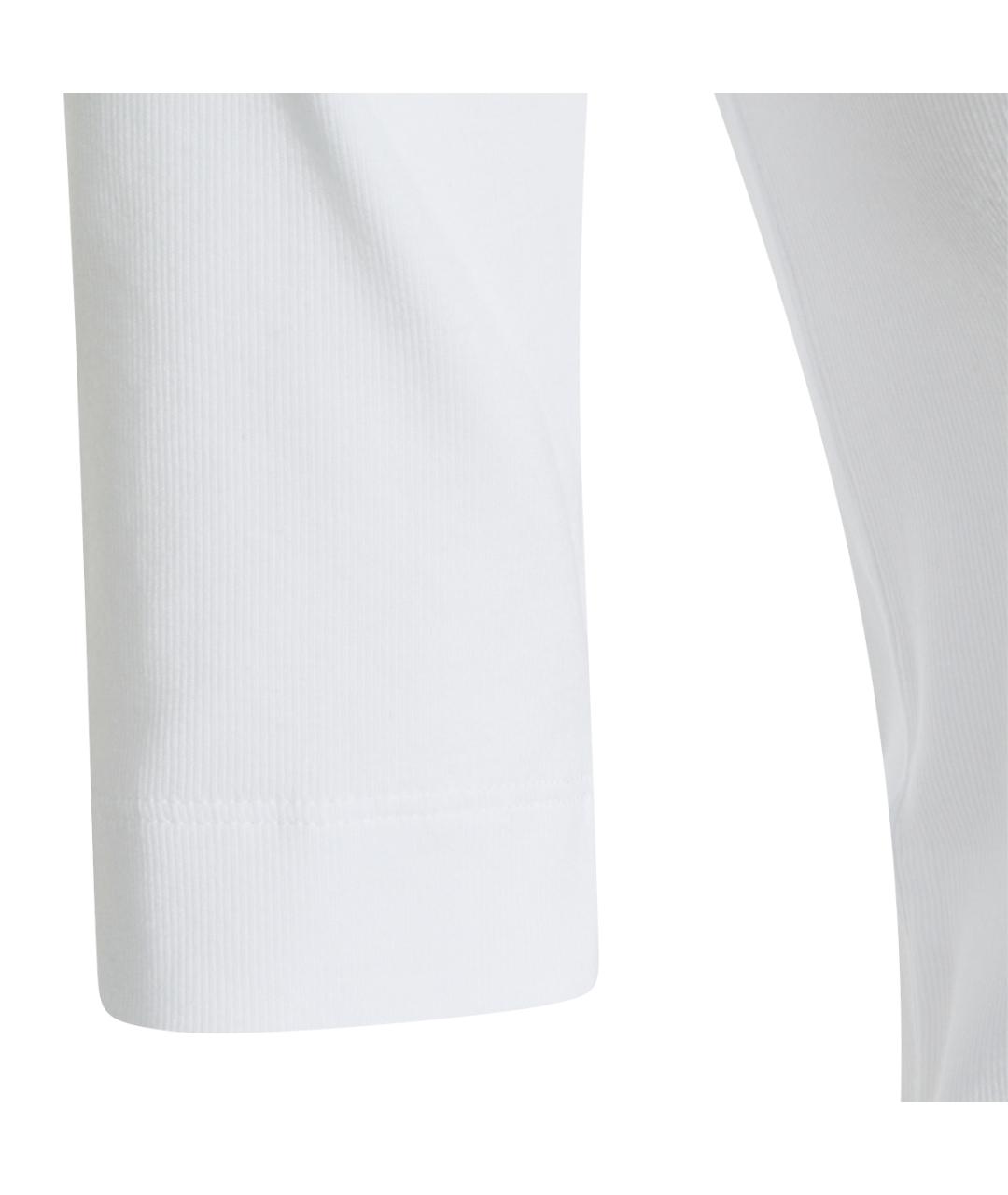 BRUNELLO CUCINELLI Белая хлопковая футболка, фото 5