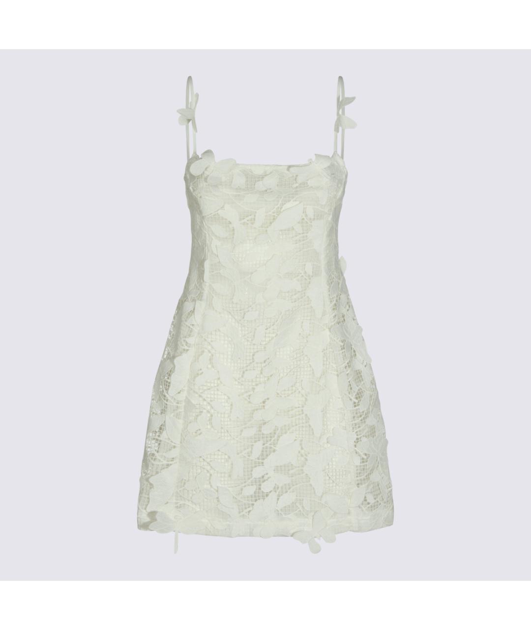 BLUMARINE Белый полиэстеровый сарафан, фото 9