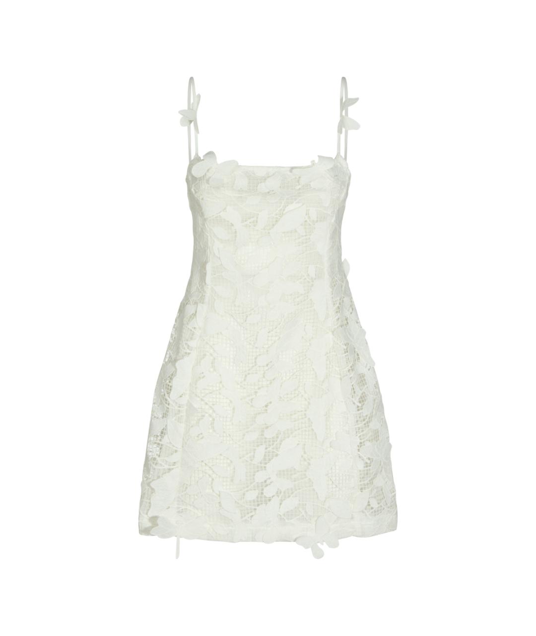 BLUMARINE Белый полиэстеровый сарафан, фото 8