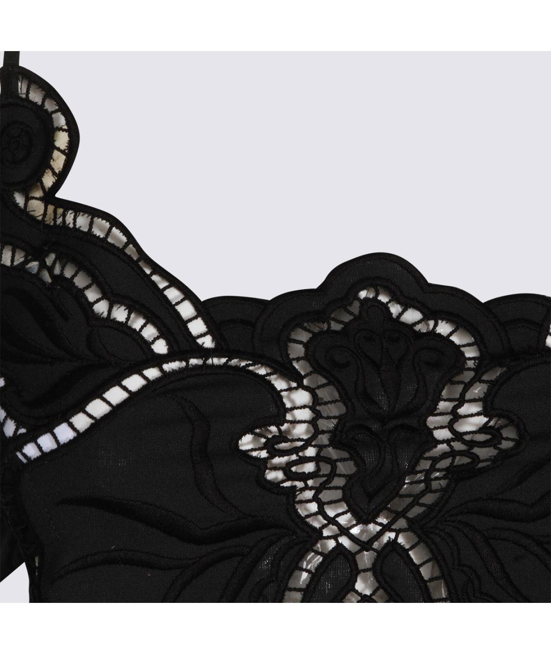 BLUMARINE Черная майка, фото 5