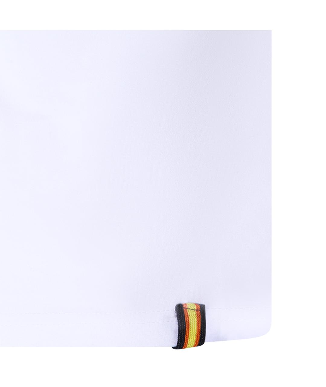 K-WAY Белая хлопко-эластановая футболка, фото 3