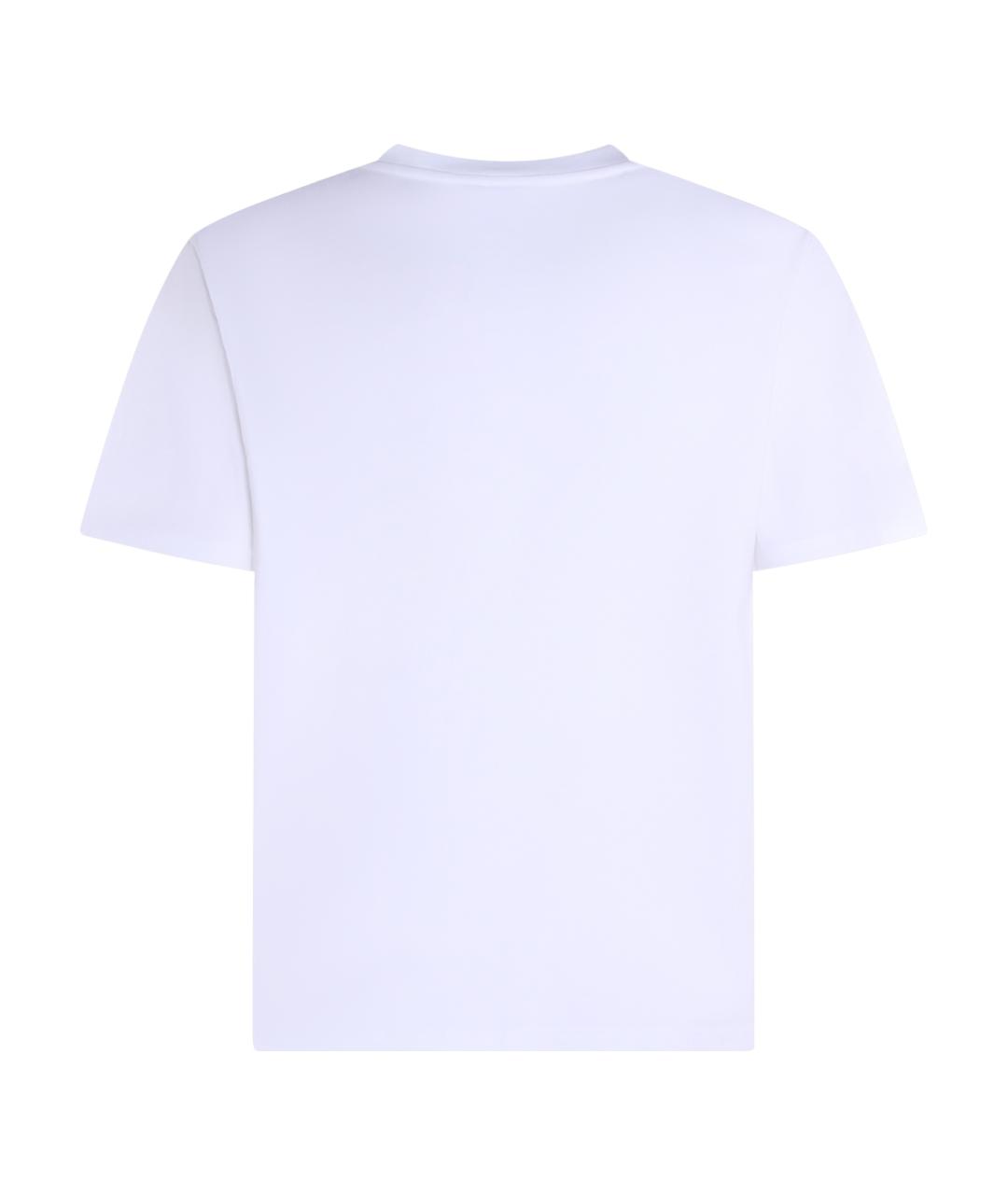 K-WAY Белая хлопко-эластановая футболка, фото 2