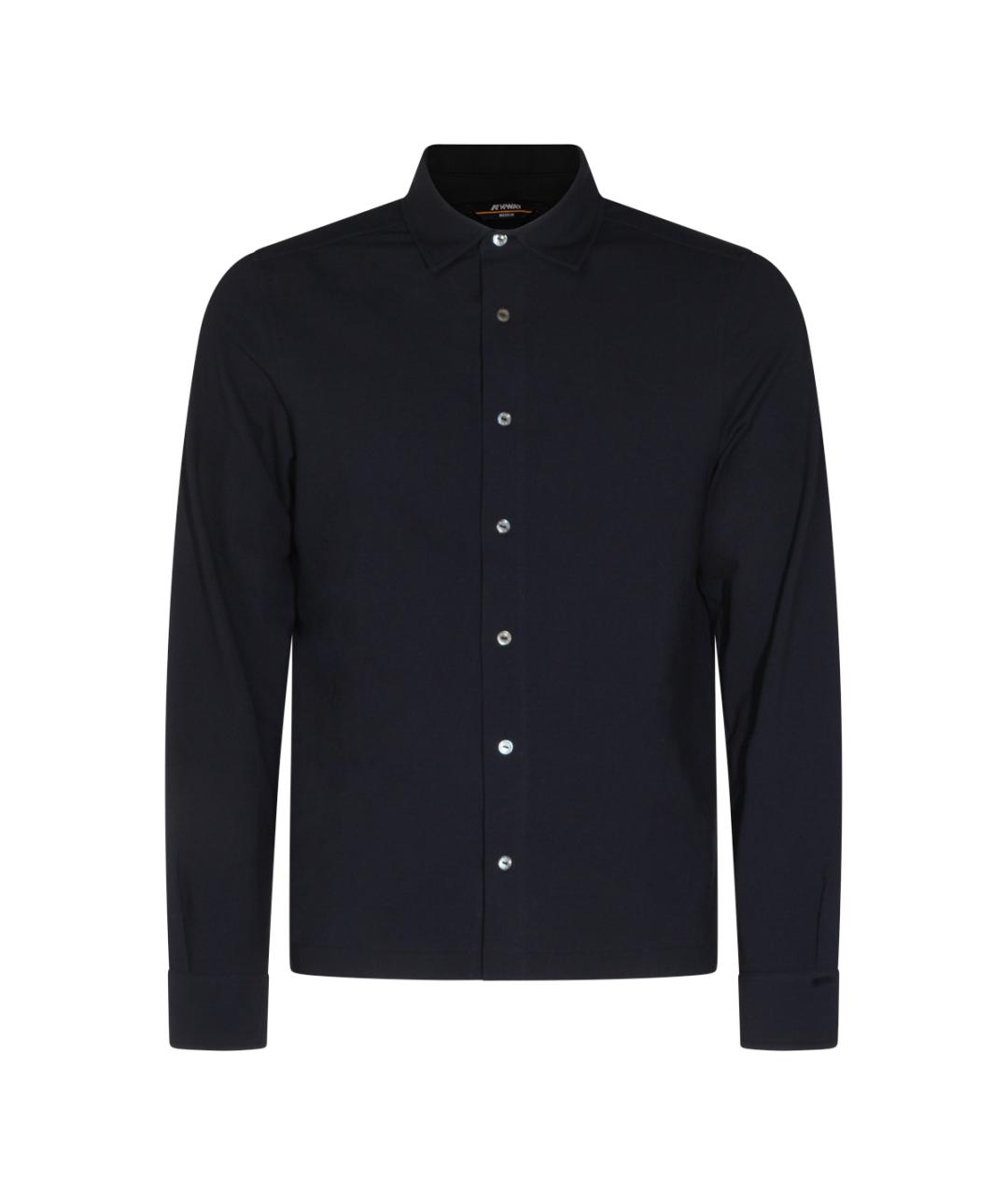 K-WAY Черная хлопковая классическая рубашка, фото 1