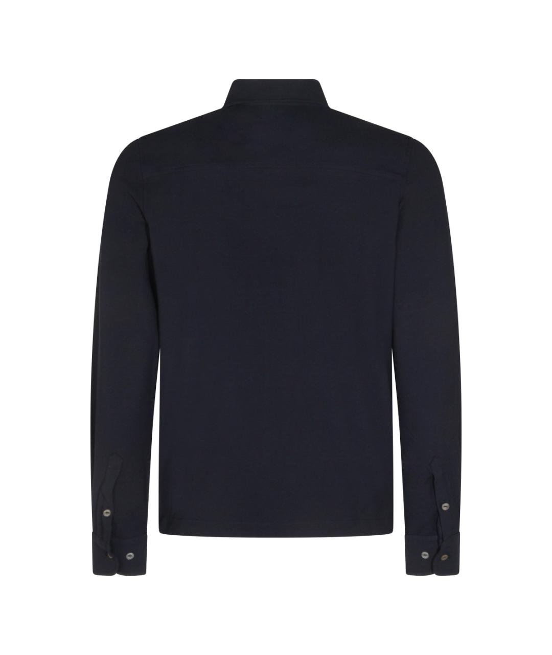 K-WAY Черная хлопковая классическая рубашка, фото 3