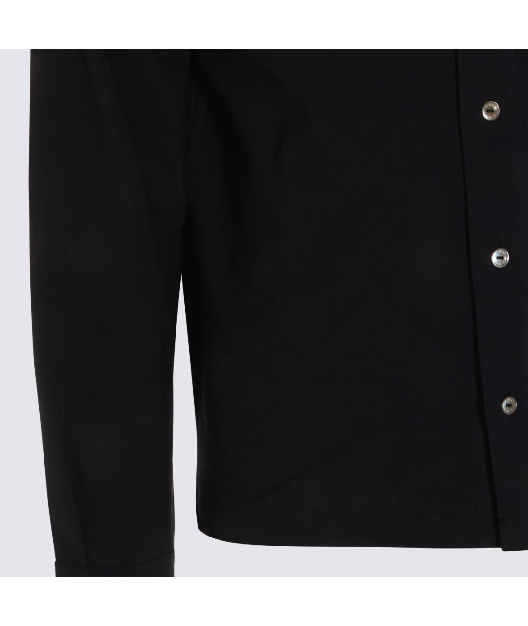 K-WAY Черная хлопковая классическая рубашка, фото 8