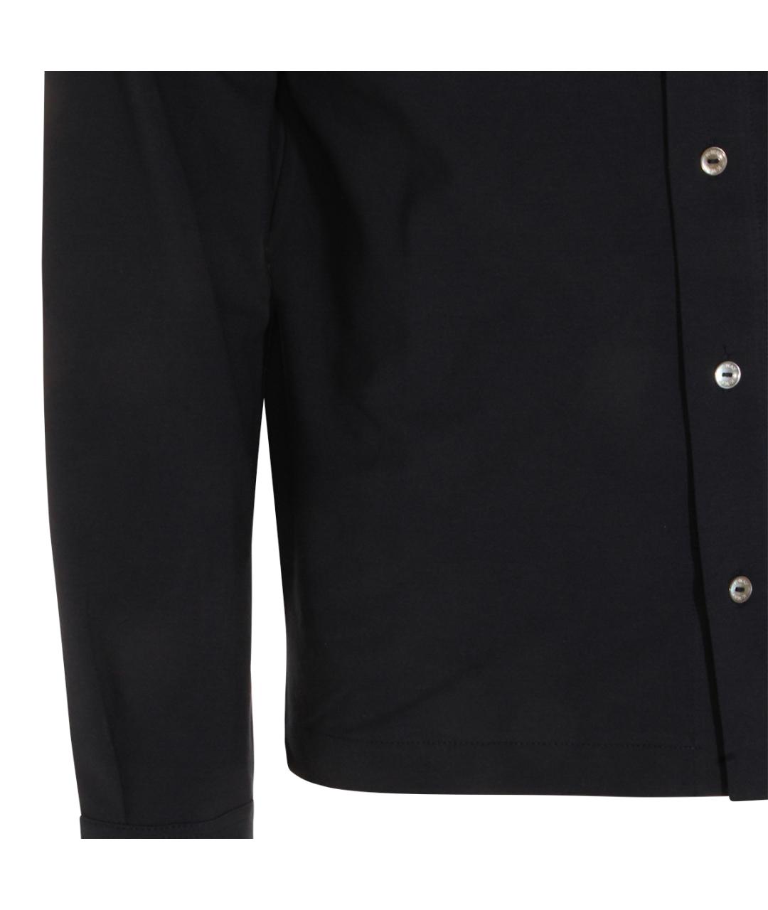 K-WAY Черная хлопковая классическая рубашка, фото 7