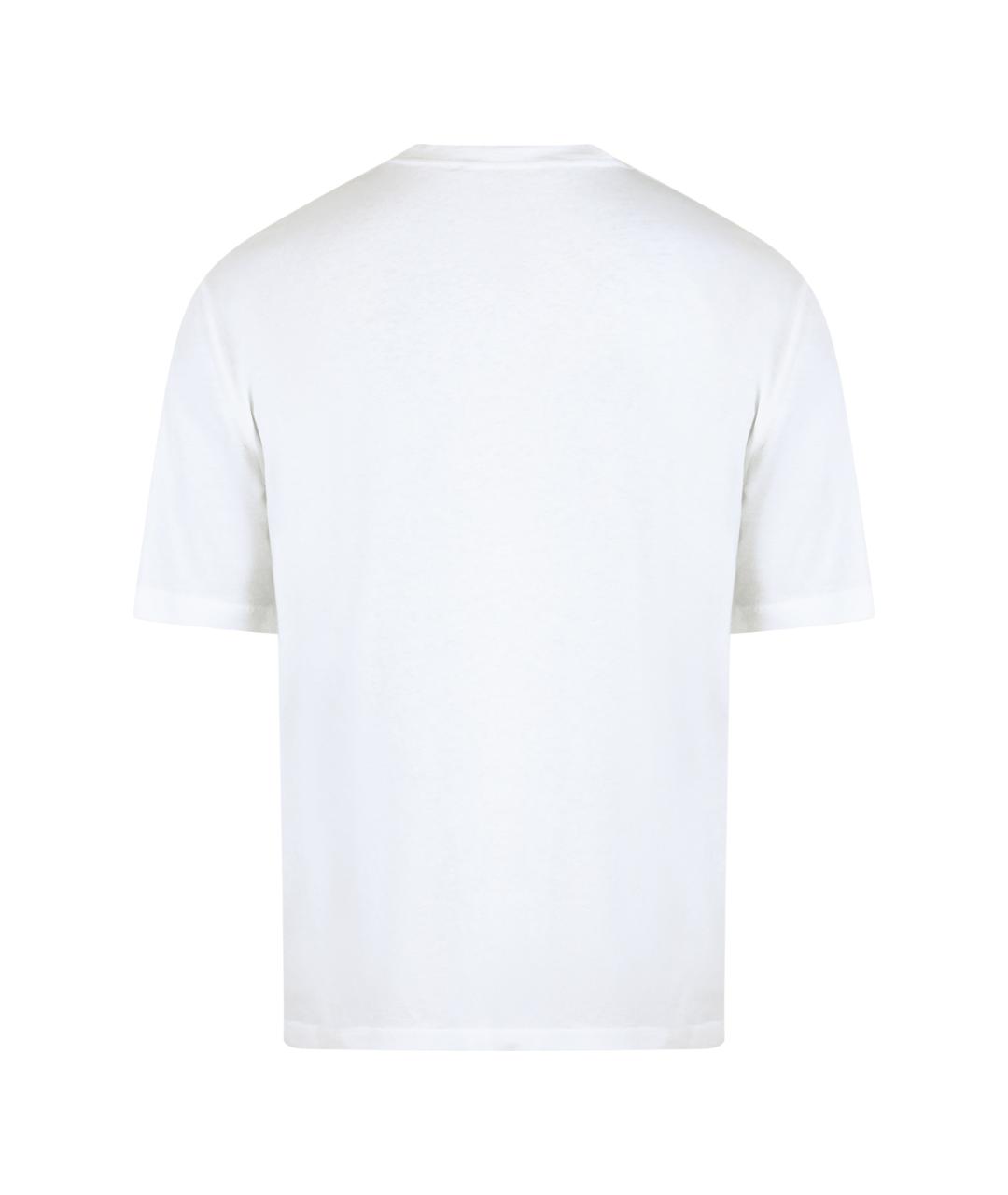 JACQUEMUS Белая хлопковая футболка, фото 2