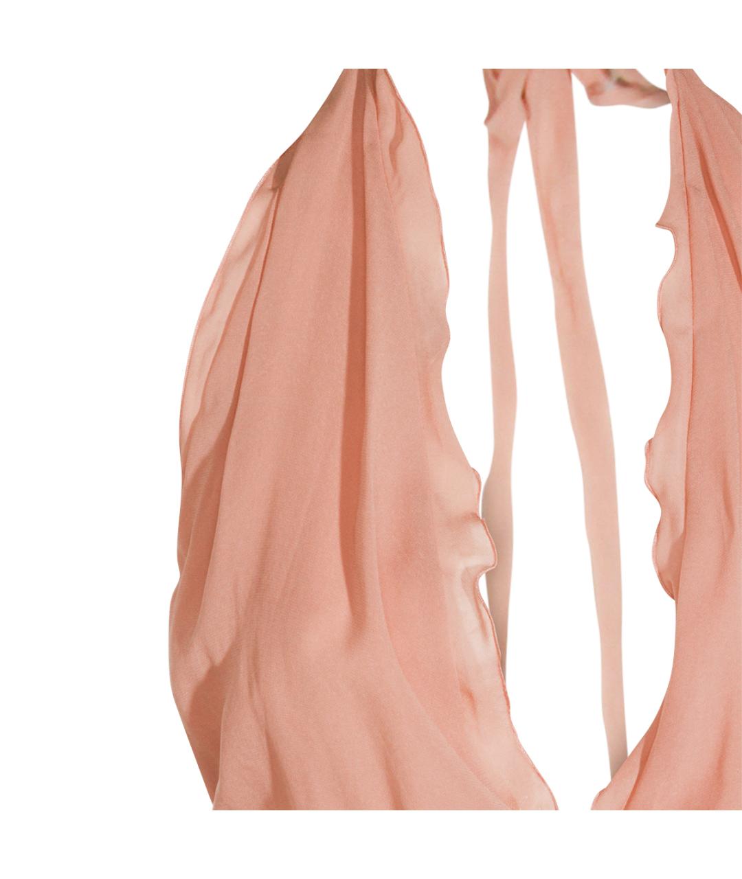 BLUMARINE Розовое вискозное вечернее платье, фото 4