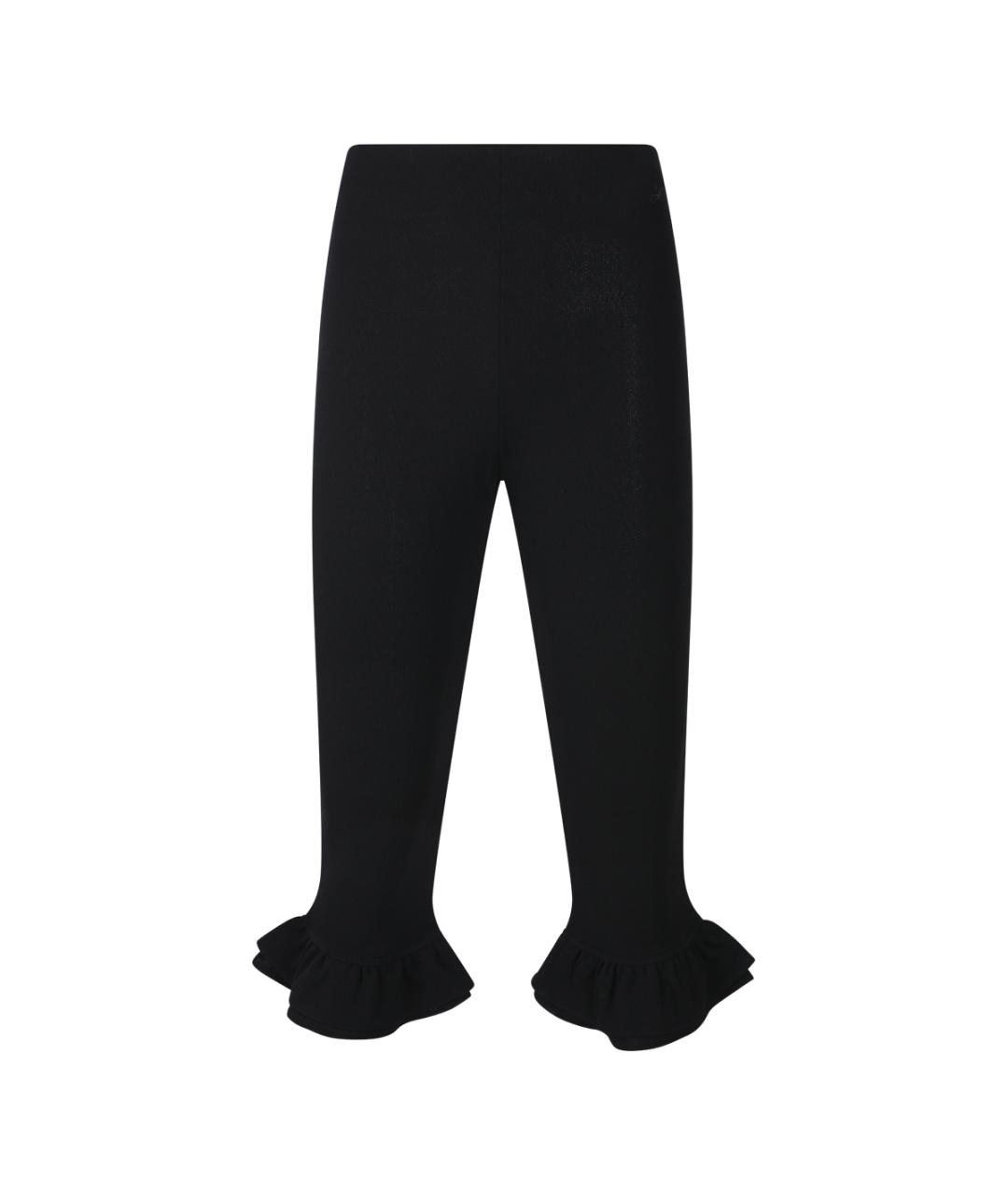 JACQUEMUS Черные вискозные прямые брюки, фото 1