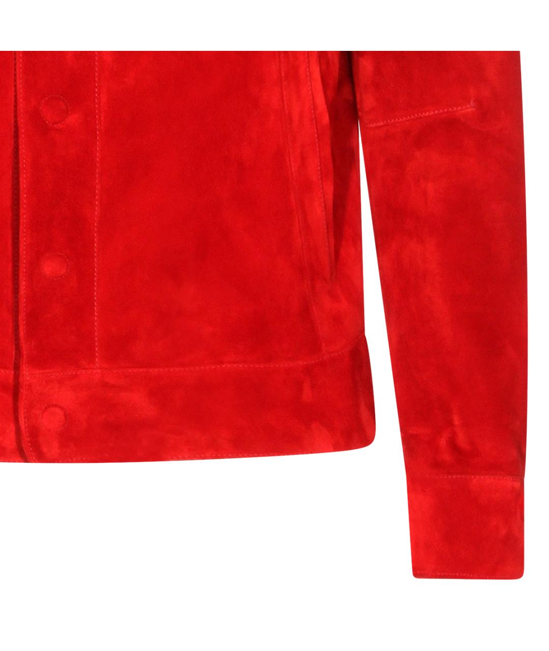 TOM FORD Красная замшевая куртка, фото 4