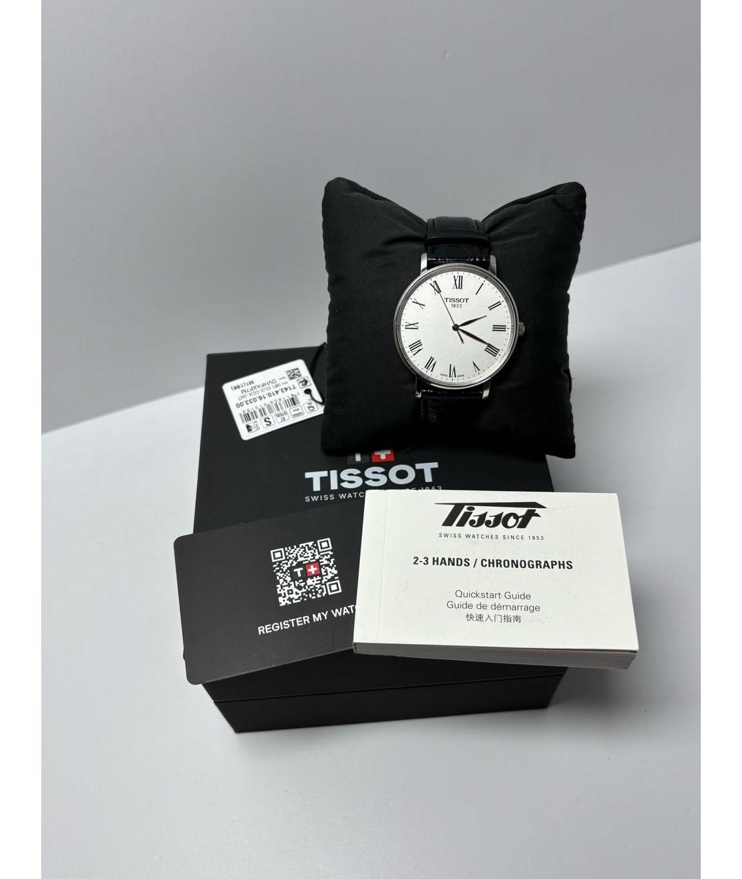 TISSOT Серебряные стальные часы, фото 4