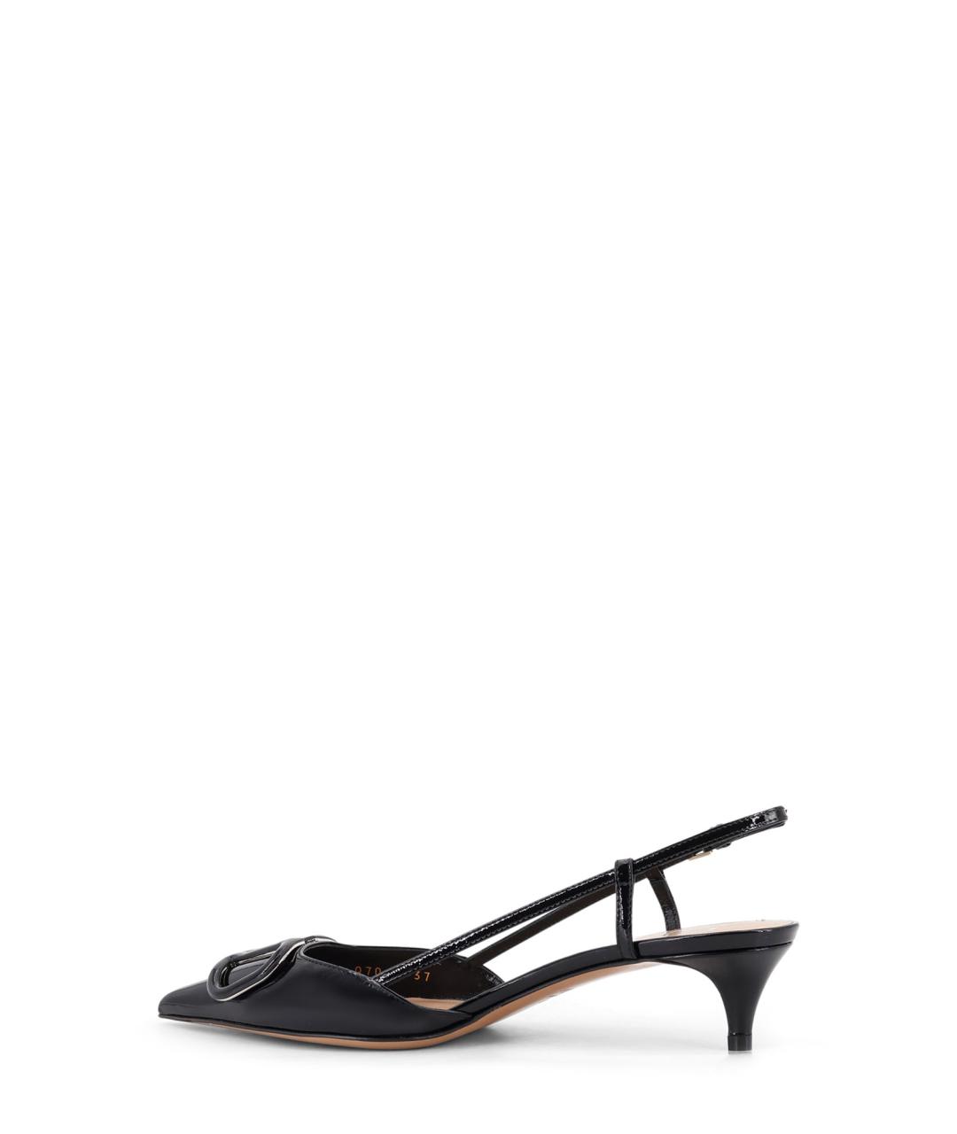 VALENTINO Черные туфли из лакированной кожи, фото 3