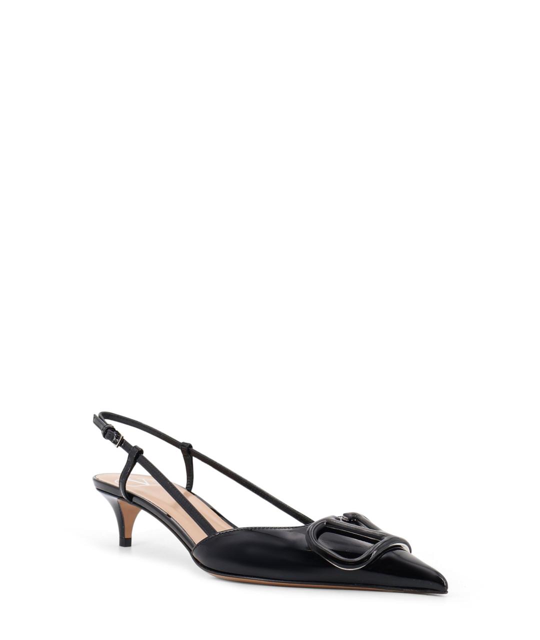 VALENTINO Черные туфли из лакированной кожи, фото 2