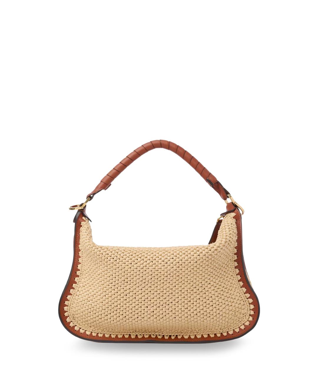 CHLOE Бежевая пелетеная сумка через плечо, фото 2