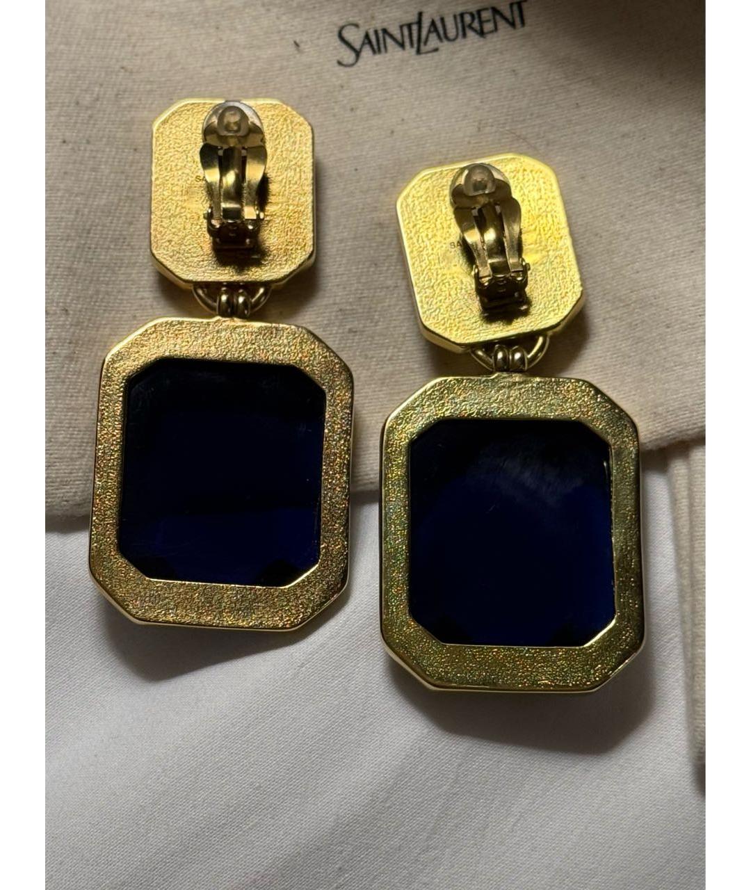 SAINT LAURENT Мульти латунные серьги, фото 3