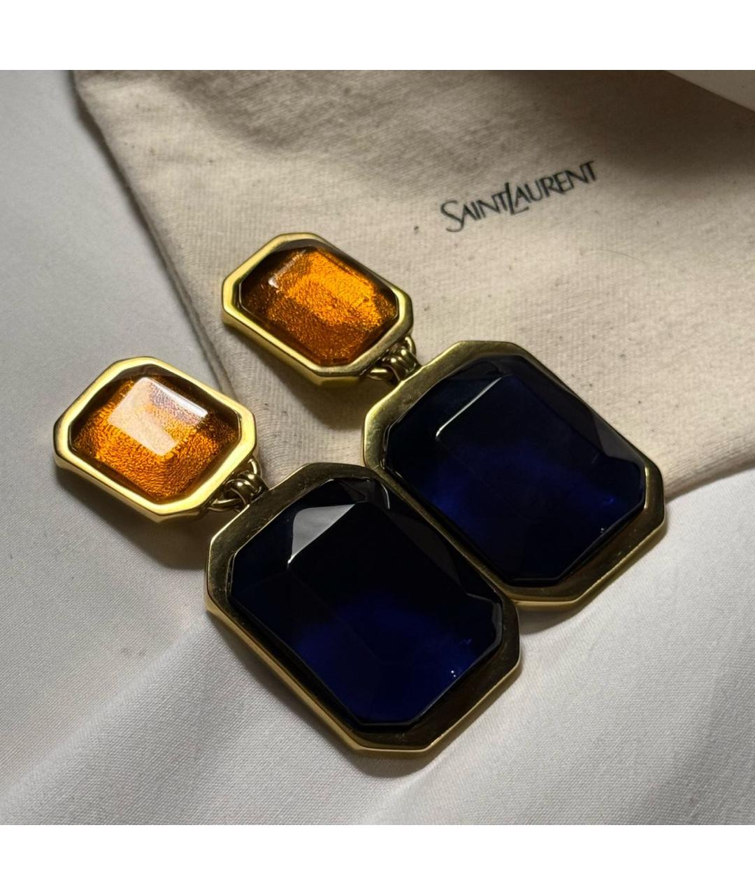 SAINT LAURENT Мульти латунные серьги, фото 6