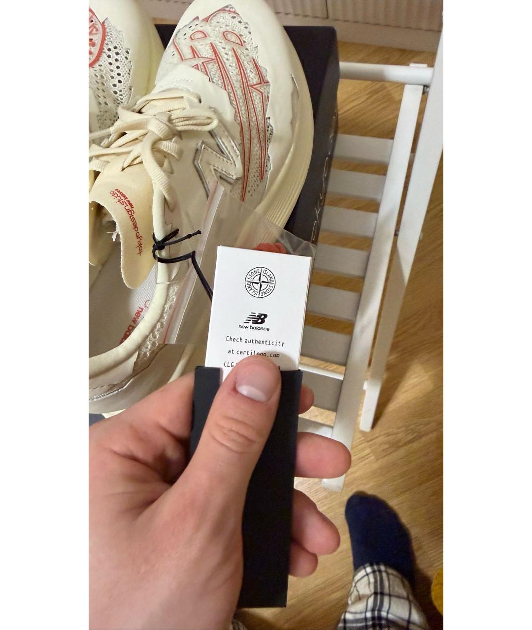 NEW BALANCE Бежевые низкие кроссовки / кеды, фото 6